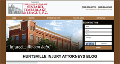 Desktop Screenshot of huntsvilleinjuryattorneysblog.com